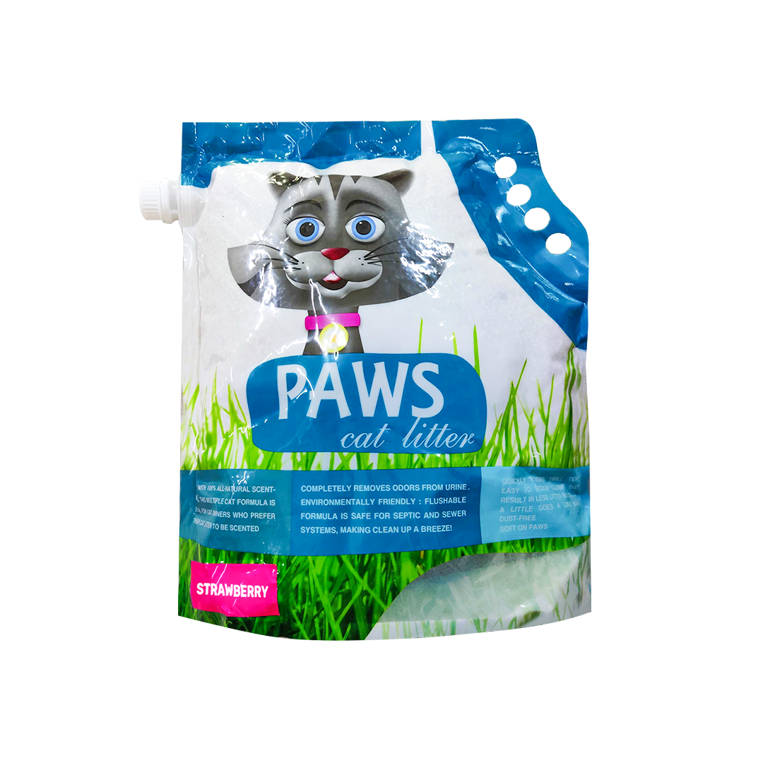 Paws Clumping Cat Litter Strawberry 5L