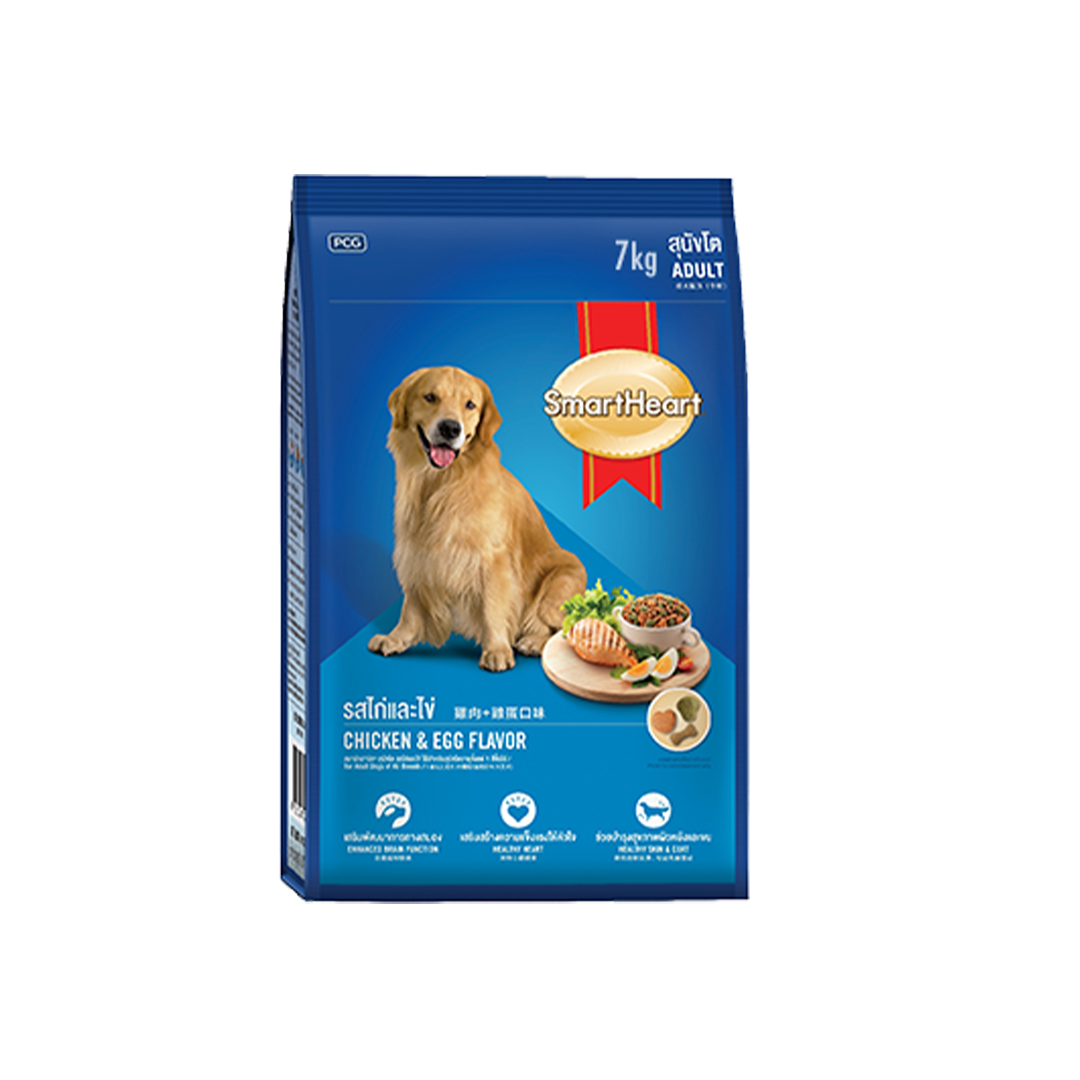 SmartHeart Adult Dog Food Chicken & Egg 7kg